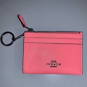 Coach Mini Skinny ID Case Keychain Wallet